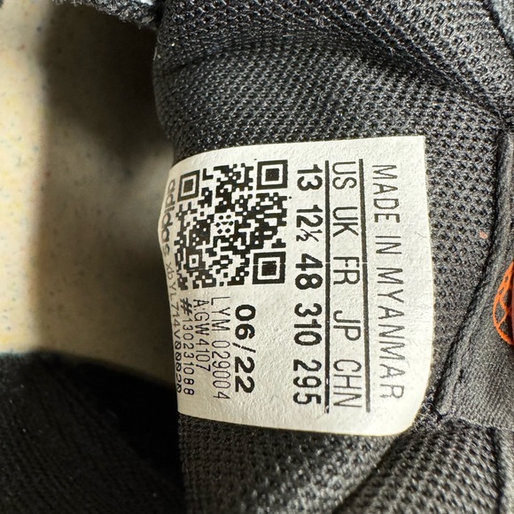 Adidas VULCRAID3R Mens Slip On size 13 - Black and White - Picture 4 of 9